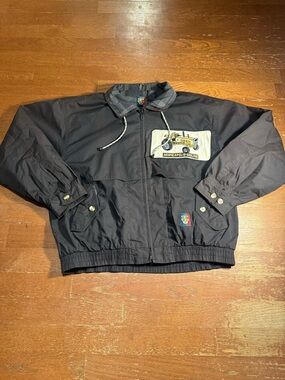 Vintage Brown Minneapolis Moline Patch Windbreaker